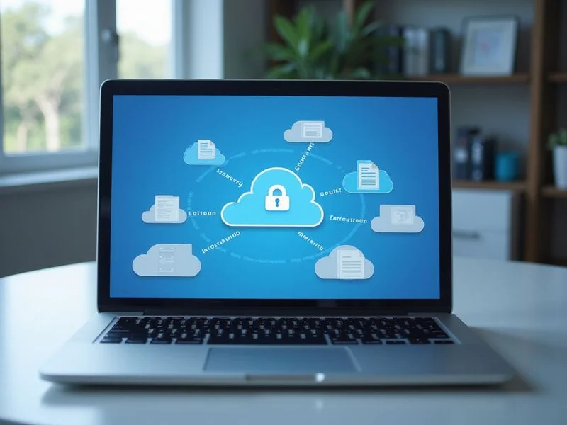 Secure cloud portal document upload