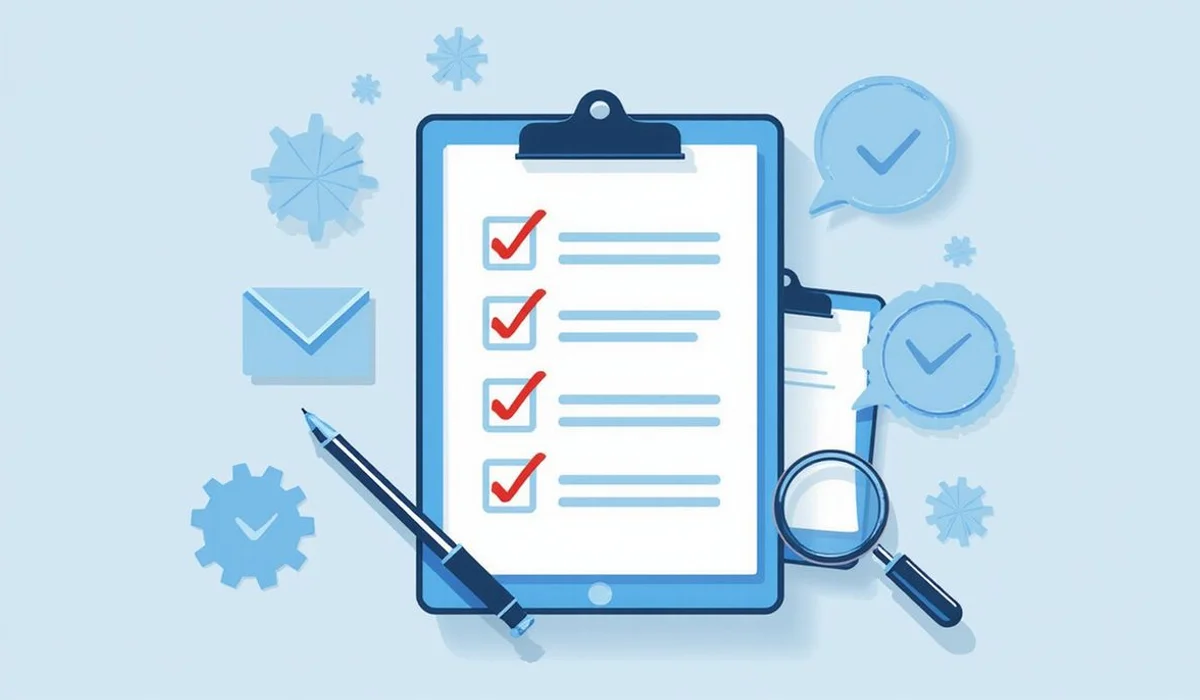 Clean checklist graphic of tax documents needed to file for individuals and businesses brand blue